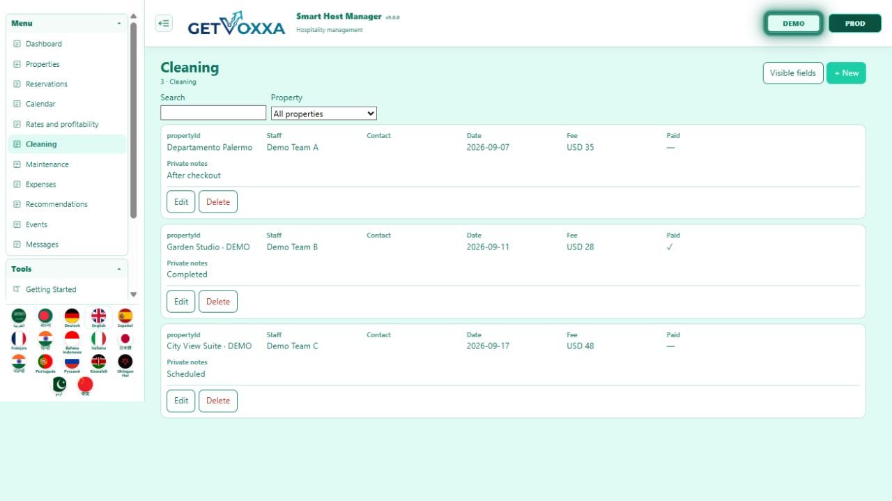 Screenshot — Smart Host Manager v9.0.0