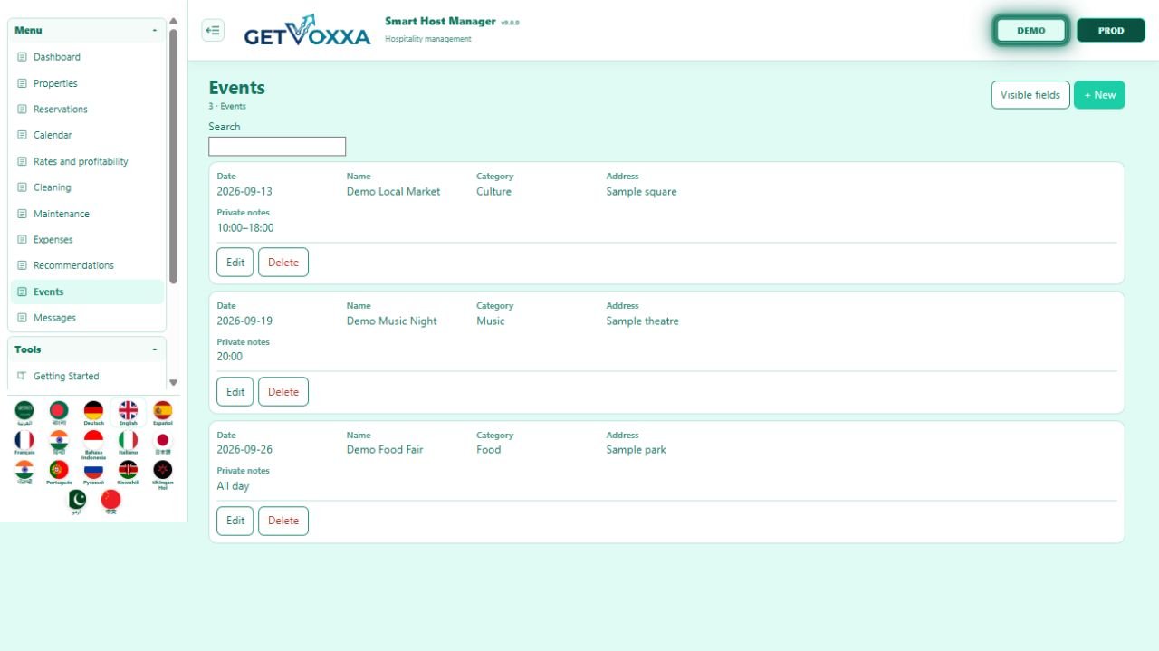 Screenshot — Smart Host Manager v9.0.0