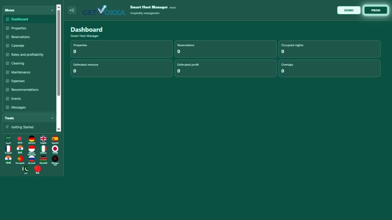 Screenshot — Smart Host Manager v9.0.0