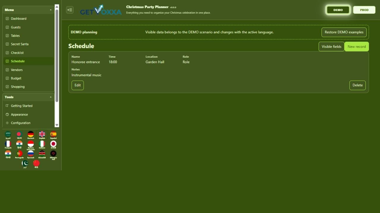 Captura de pantalla — Christmas Party Planner v9.0.0