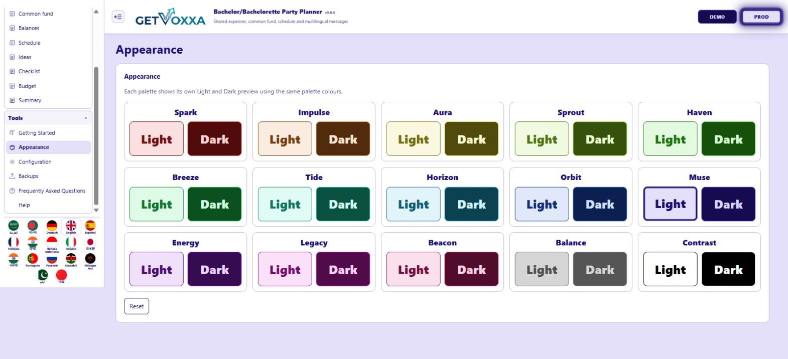 Screenshot — Bachelor/Bachelorette Party Planner v9.0.0