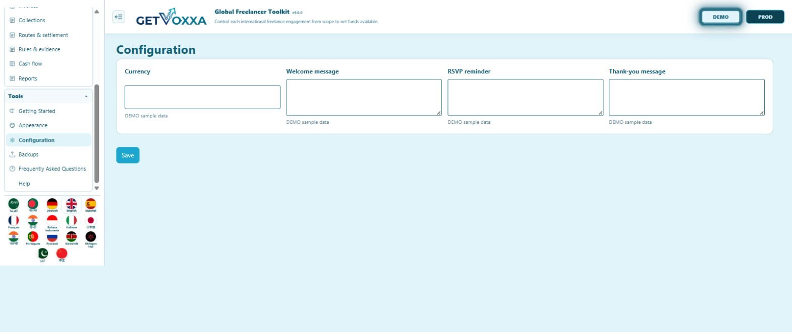 Screenshot — Global Freelancer Toolkit v9.0.0