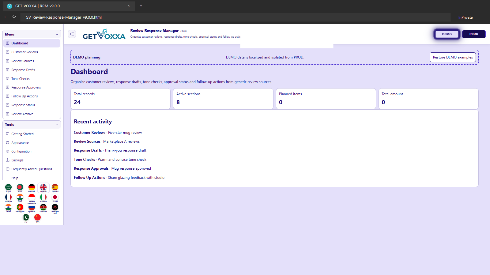 Review Response Manager