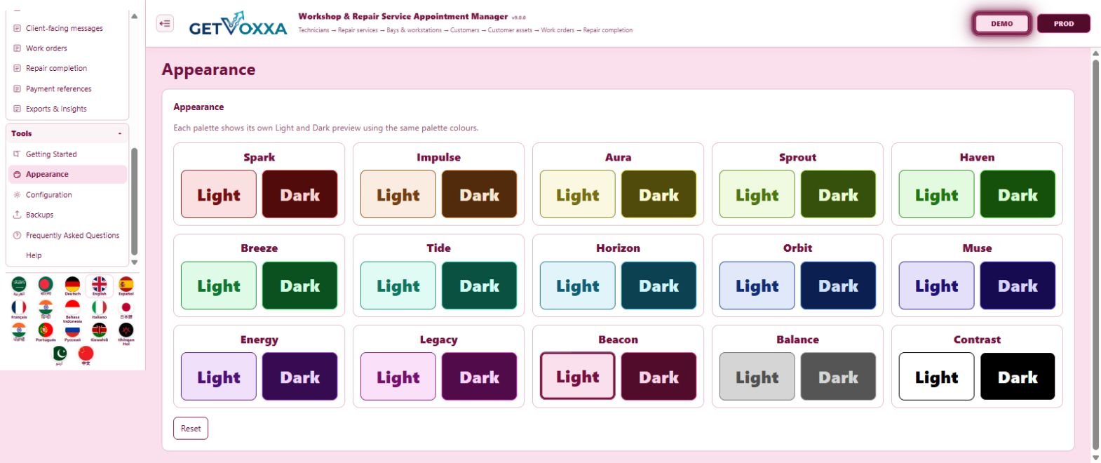 اسکرین شاٹ — Workshop & Repair Service Appointment Manager v9.0.0