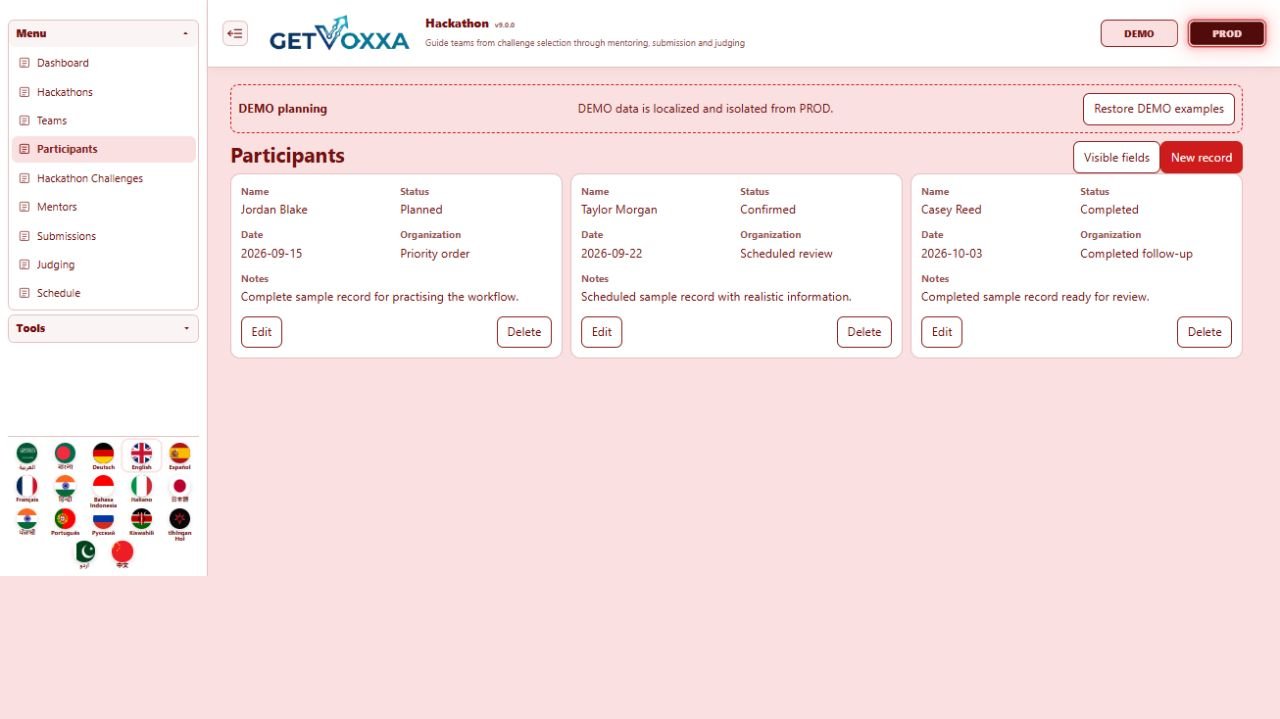 Screenshot — Hackathon v9.0.0