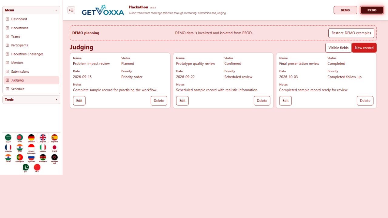 Screenshot — Hackathon v9.0.0