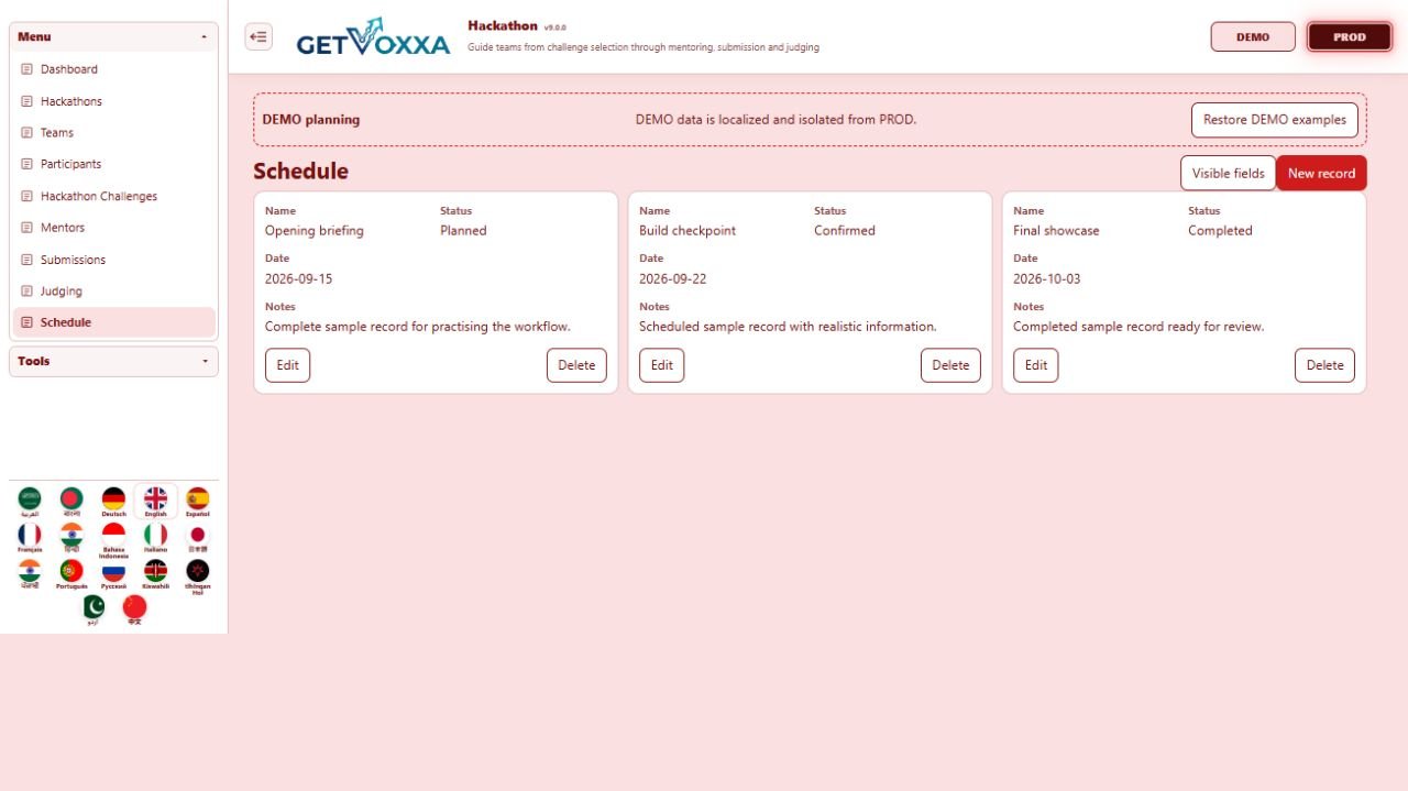 Screenshot — Hackathon v9.0.0