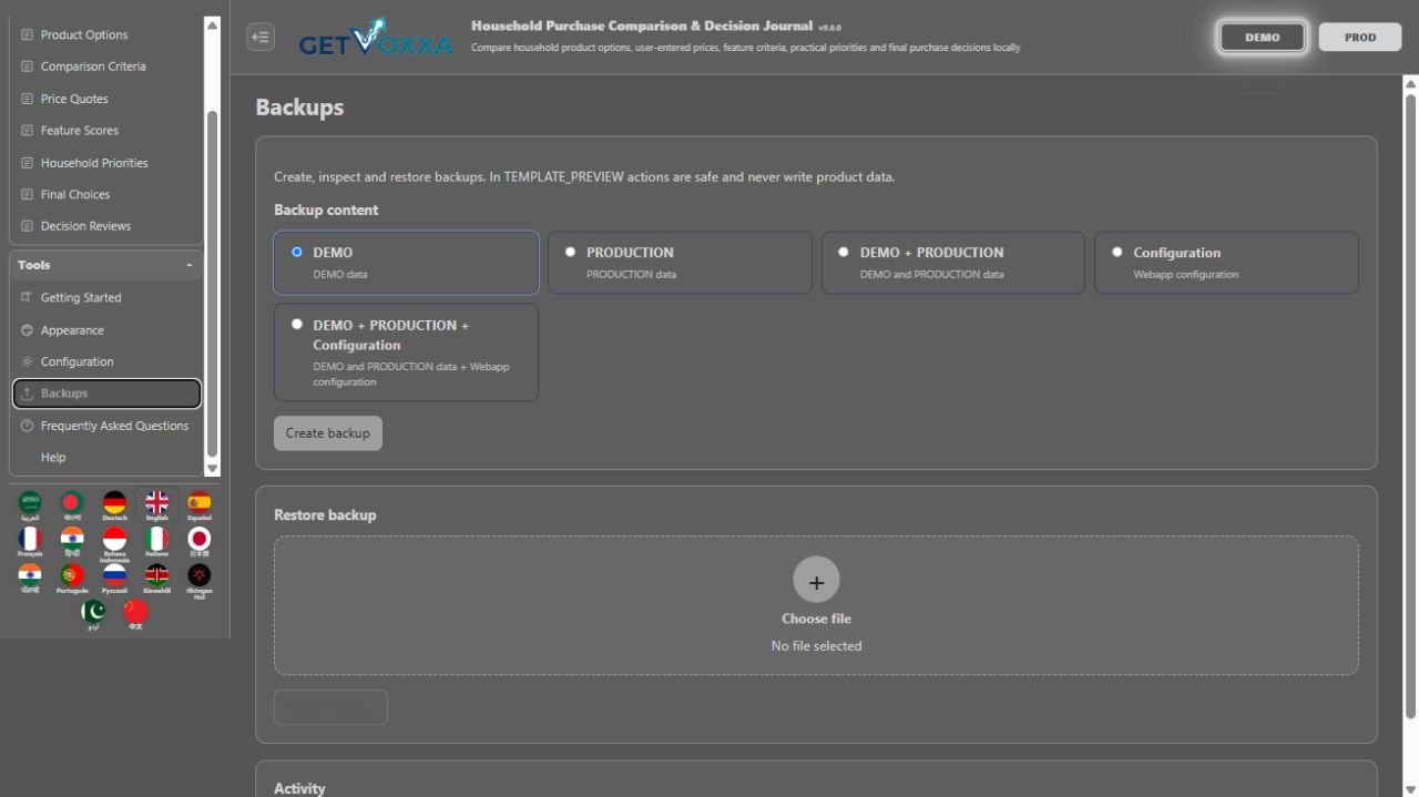 Picha ya skrini — Crypto & Stock Trading Journal v1.0.0