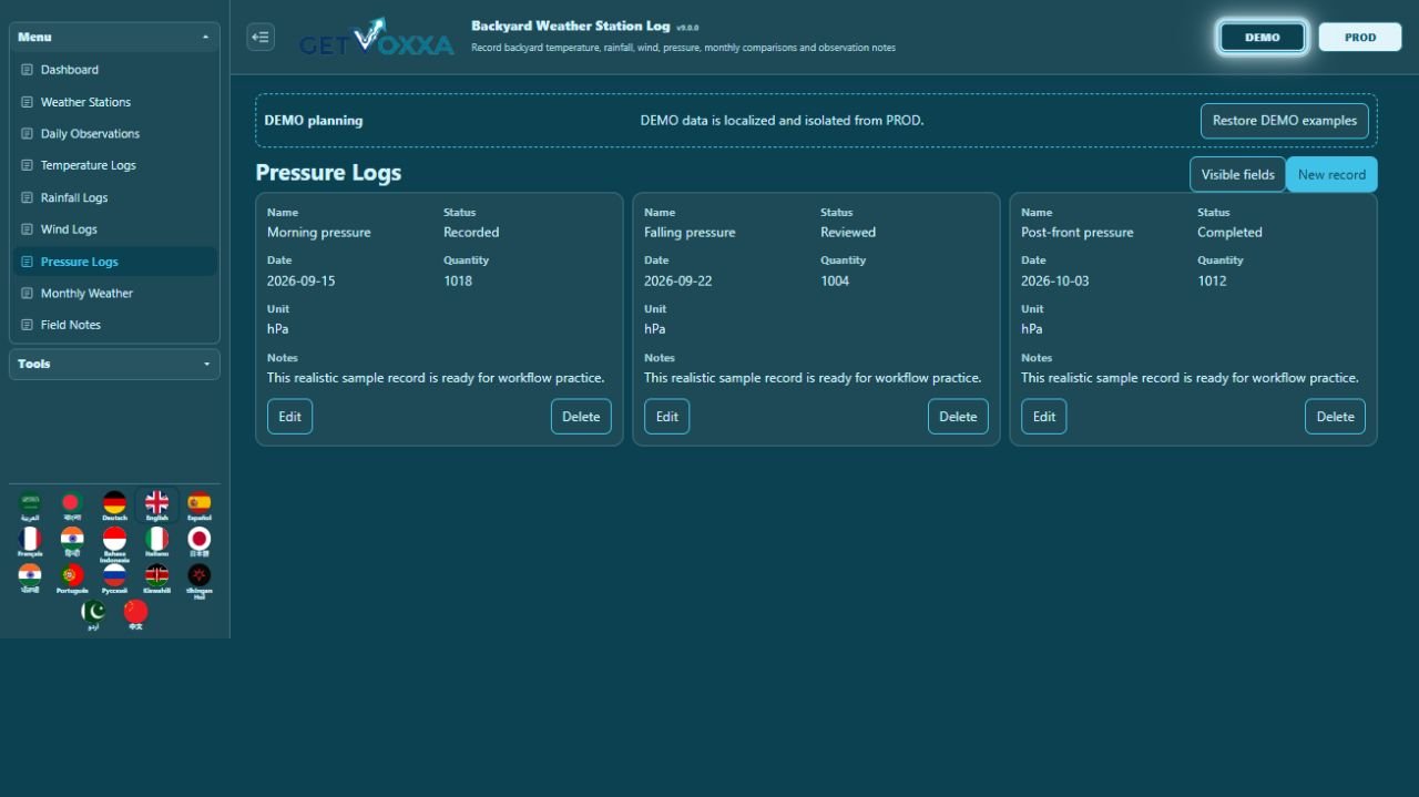 Screenshot — Symptom & Trigger Chrono-Tracker v1.0.0