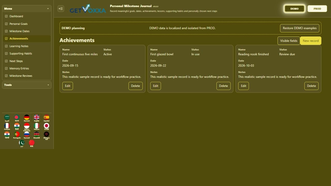 屏幕截图 — Sobriety & Addiction Recovery Milestone Tracker v1.0.0