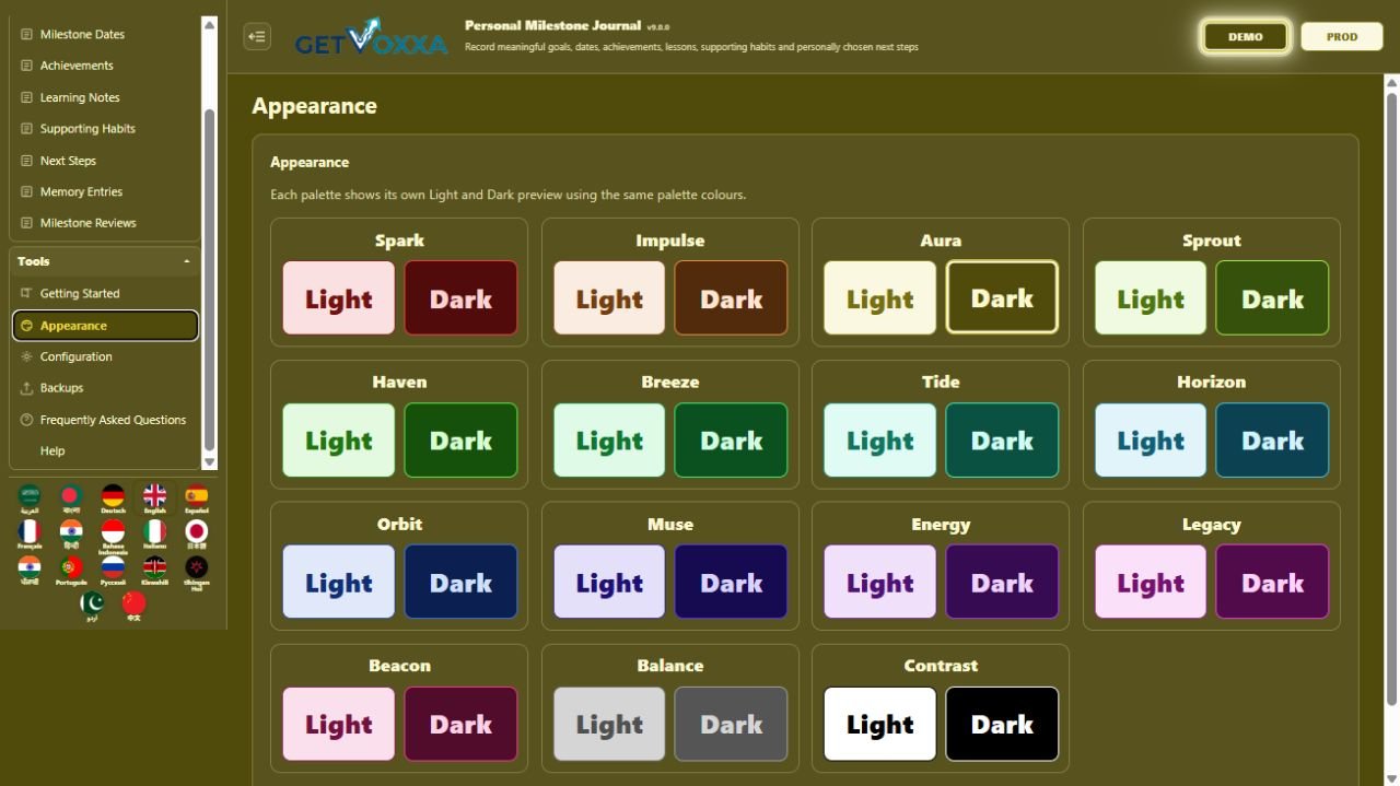 屏幕截图 — Sobriety & Addiction Recovery Milestone Tracker v1.0.0