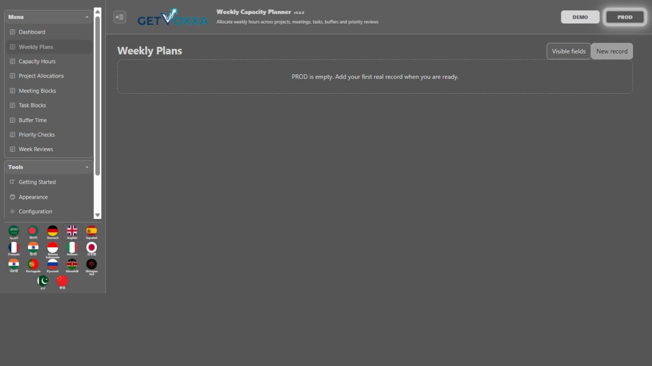 Captura de tela — Chronic Illness Spoon Theory Planner v1.0.0