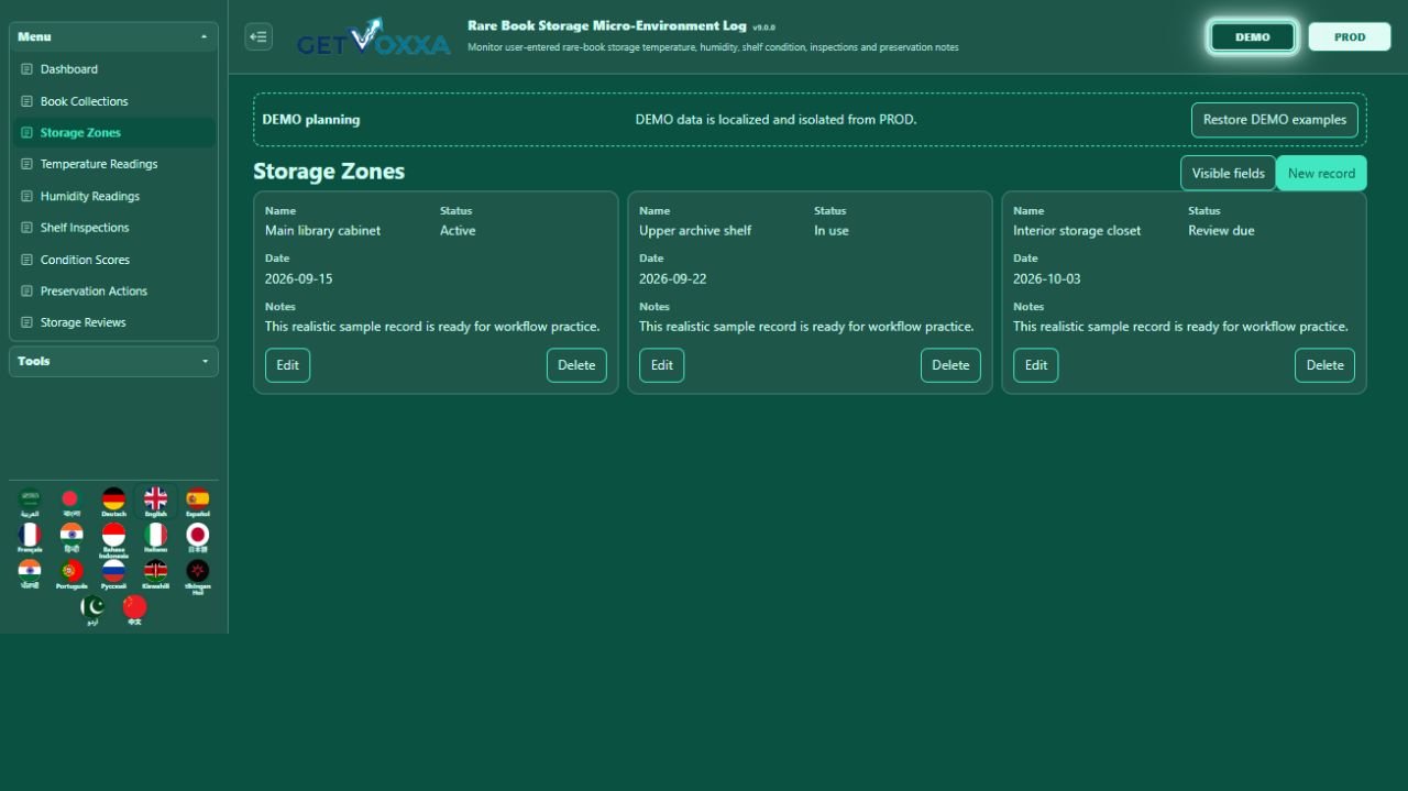 Screenshot — Cigar & Humidor Micro-Environment Log v1.0.0