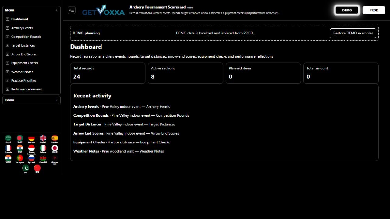 Archery & Shooting Scorecard Engine